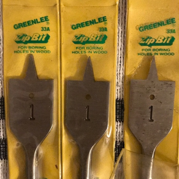 Vintage Greenlee 33A Wood Boring Spade Bits~3/4” & 1” - Picture 8 of 10